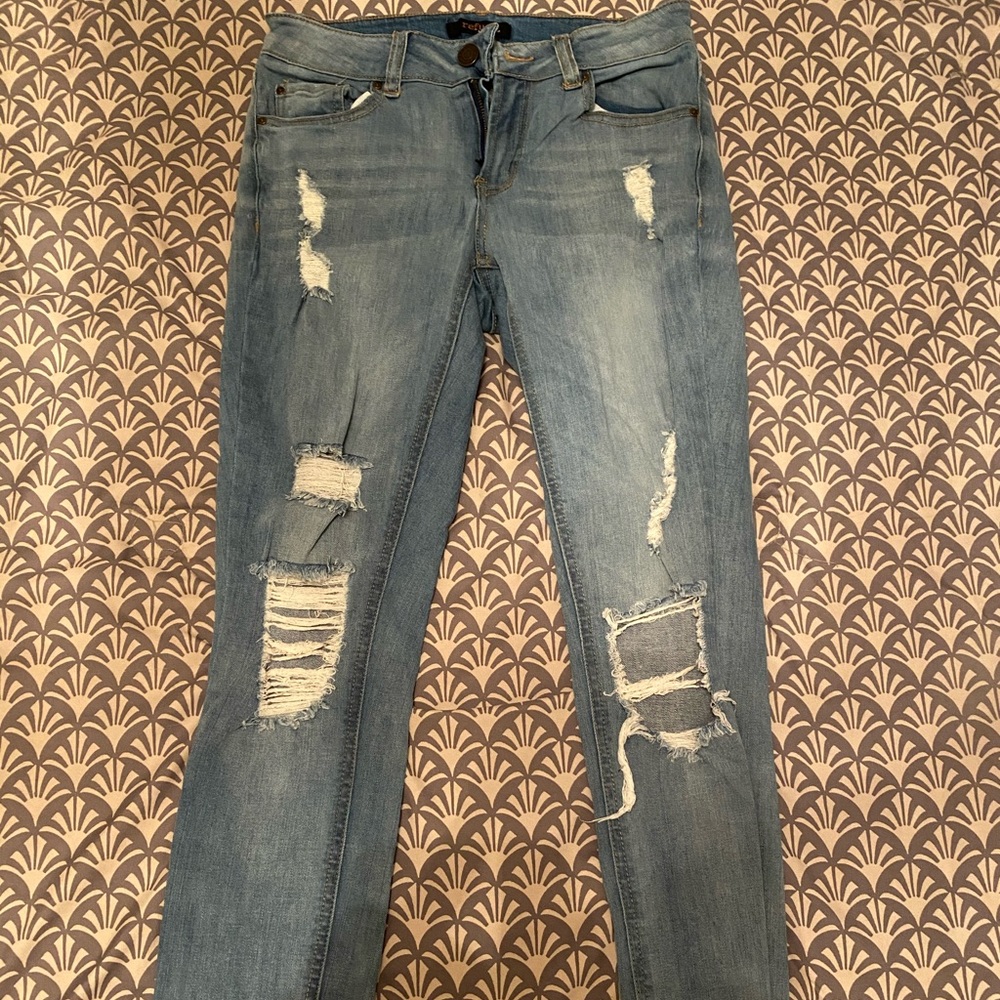 Refugee Size 4 Ripped Jeans. NEVER WORN